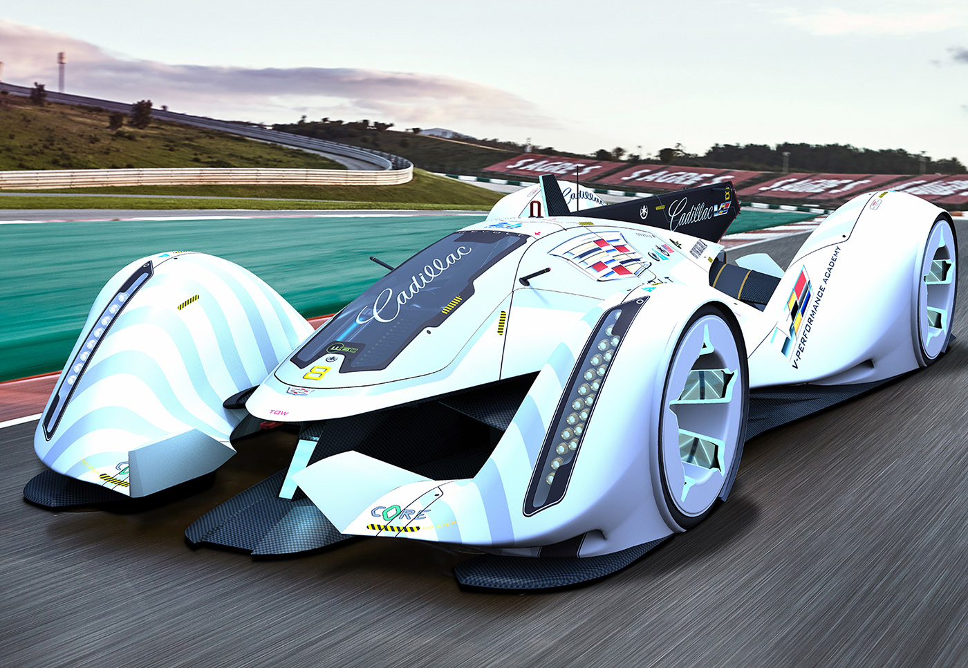 racing，KIP KUBISZ，LMP1，Cadillac  V，modeling，