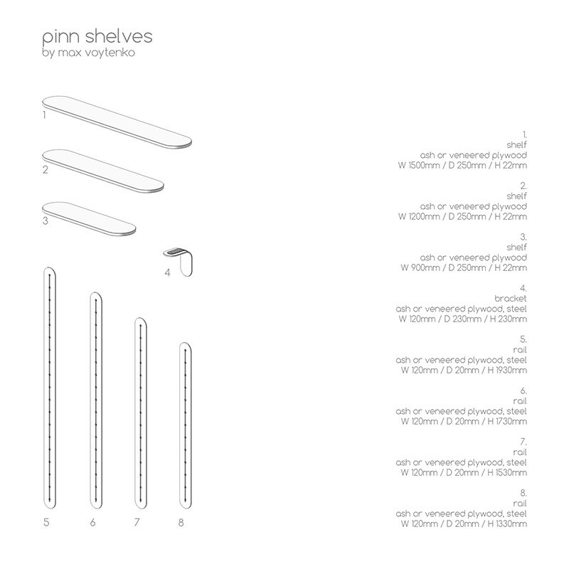 Ledge，a partition，SHELVES，