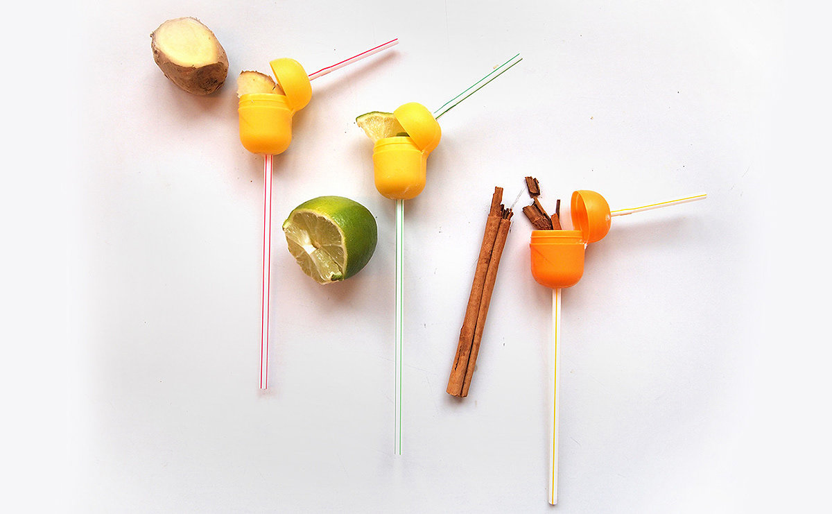 Straw design，Plastic，Creative design，