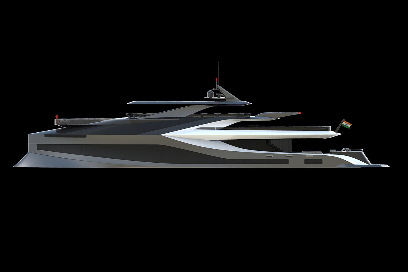 conceptual design，Yacht Design ，AYATI SPEED，