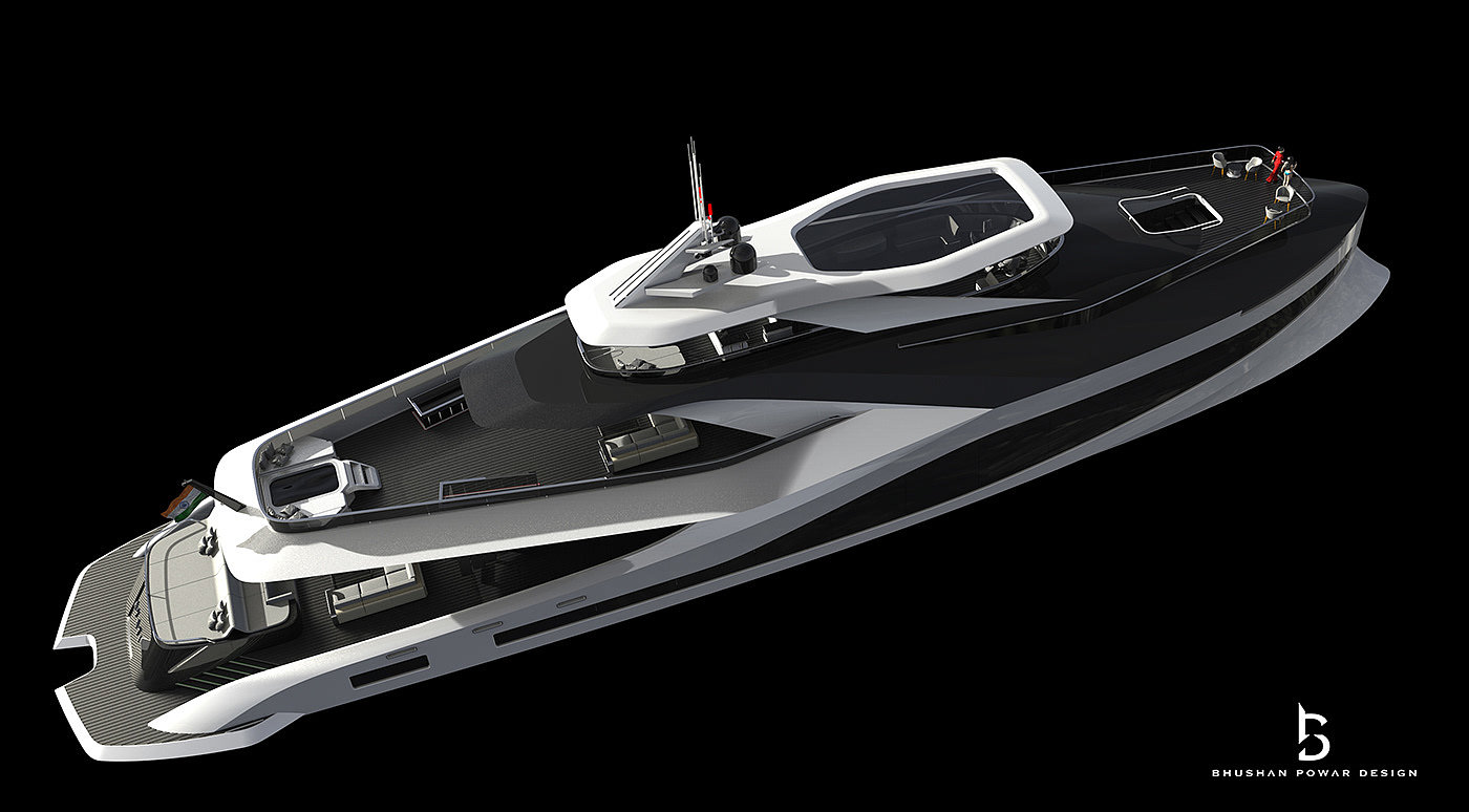 conceptual design，Yacht Design ，AYATI SPEED，