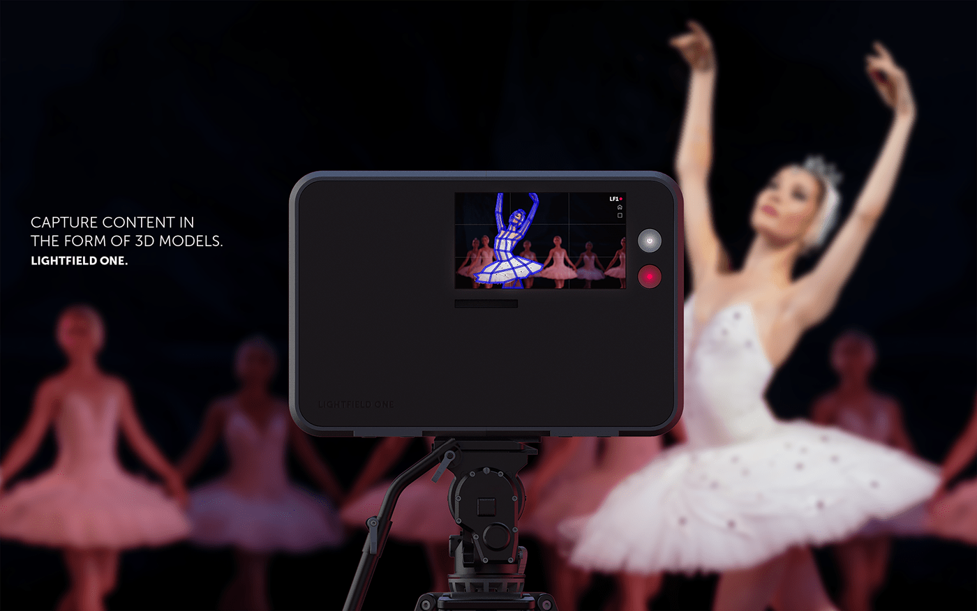 Volumetric camera，video camera，LIGHTFIELD ONE，black，