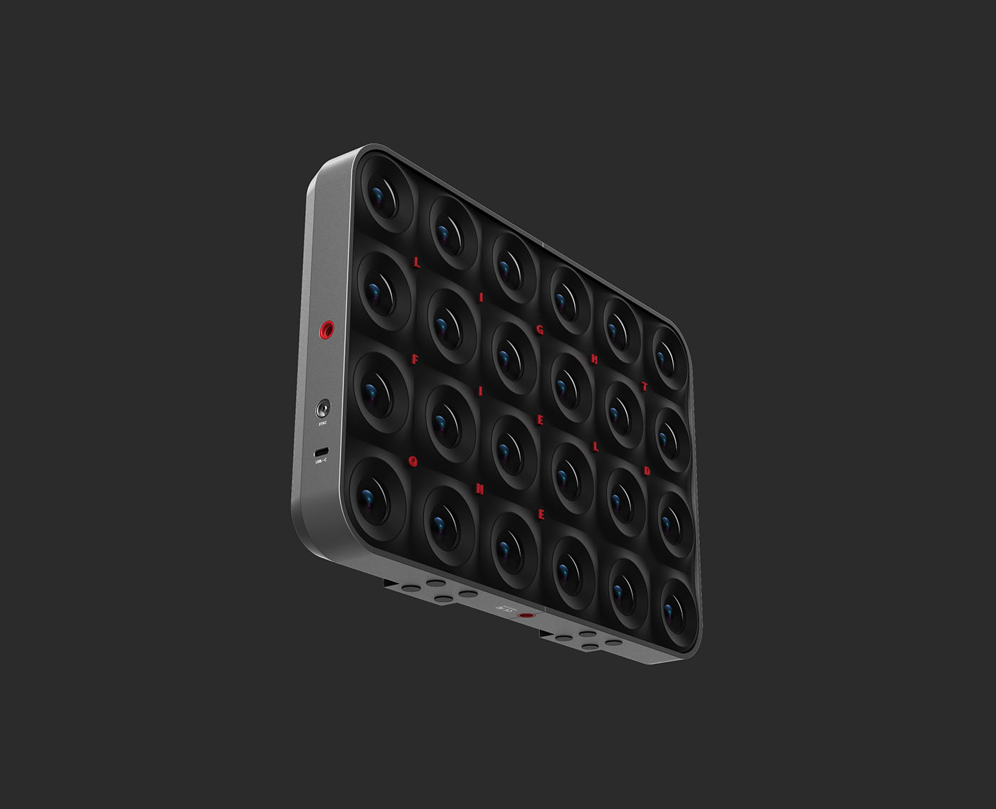 Volumetric camera，video camera，LIGHTFIELD ONE，black，