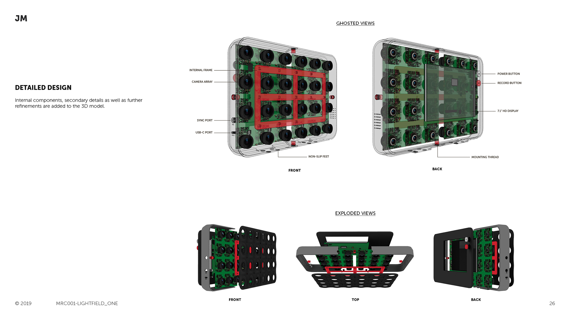 Volumetric camera，video camera，LIGHTFIELD ONE，black，