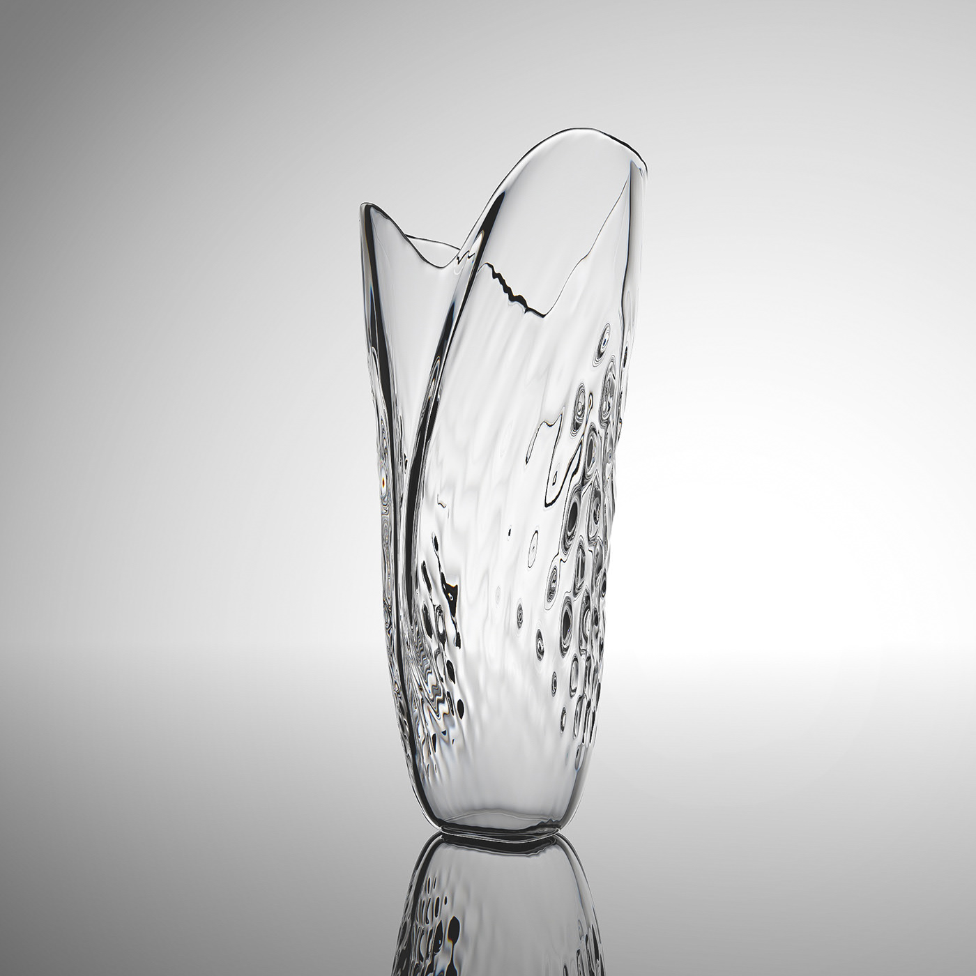Glass，ripple，vase，