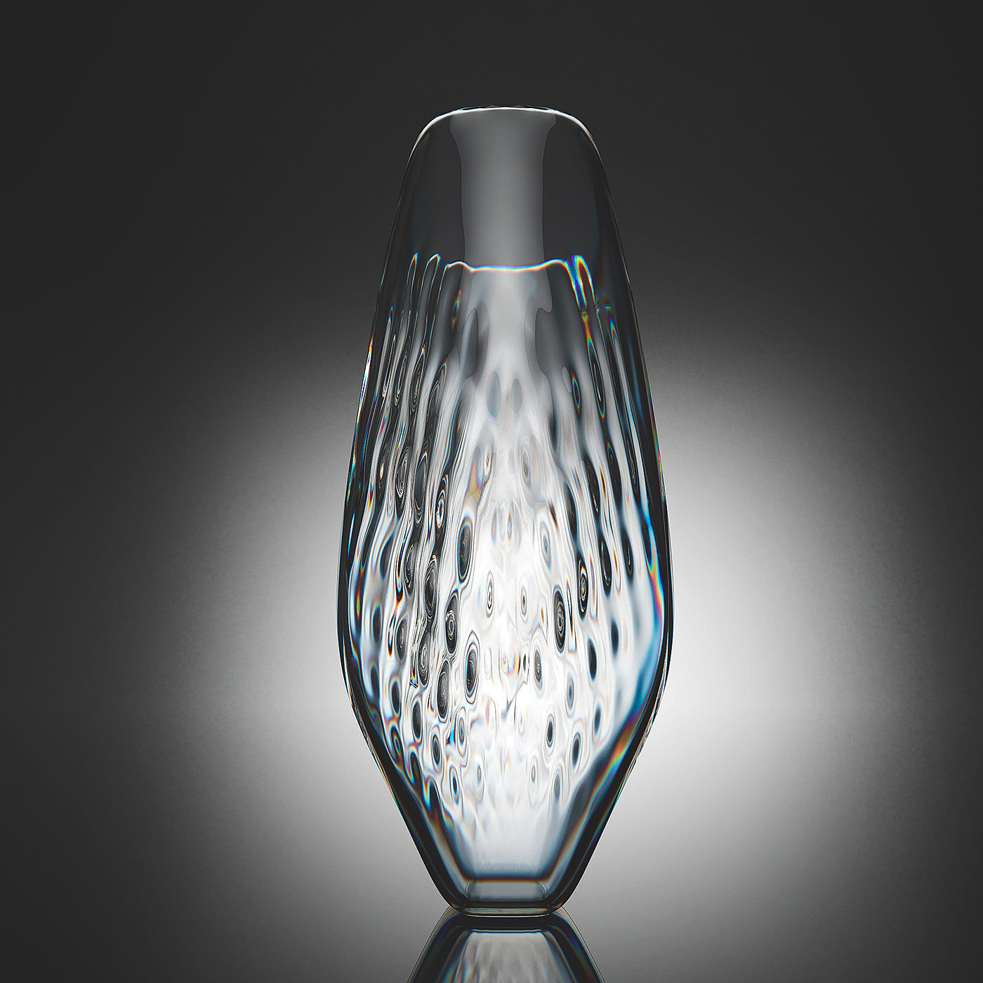 Glass，ripple，vase，