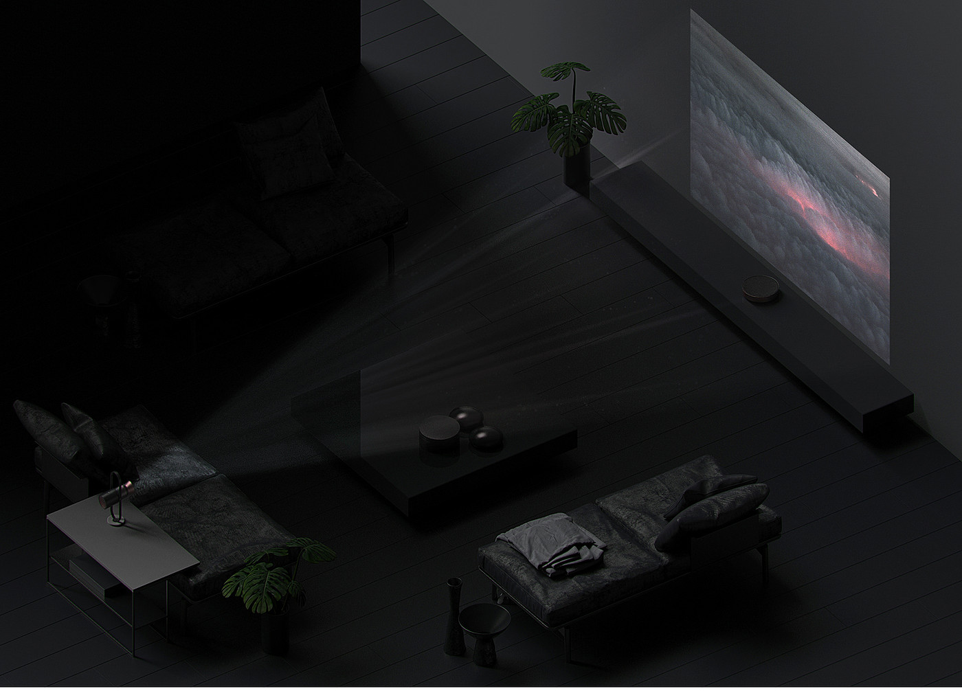 PHOS，Home theater projector，Wireless projector，