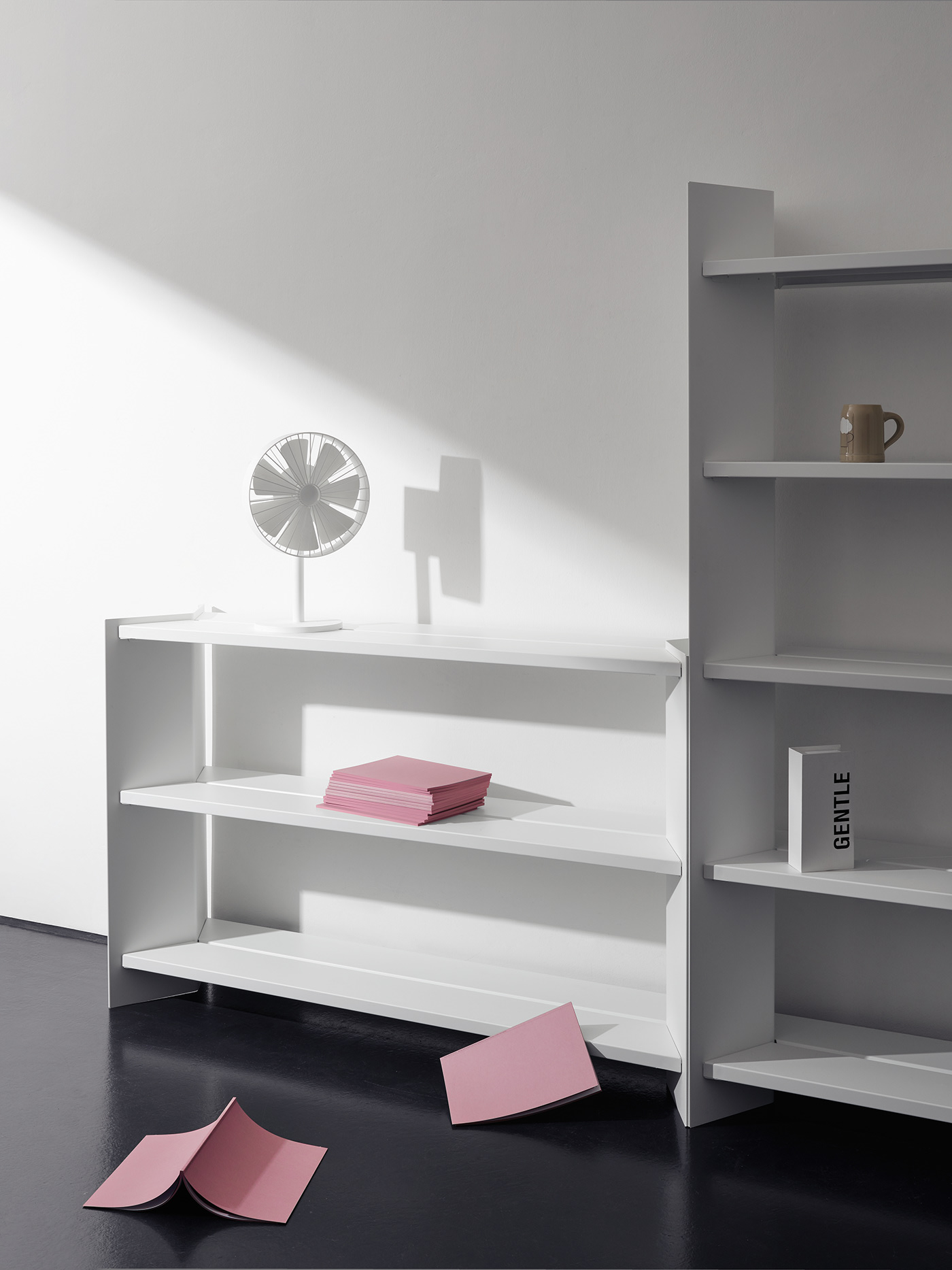 Storage cabinet，Metal，simple，bookshelf，Shadow playback – L & Z，