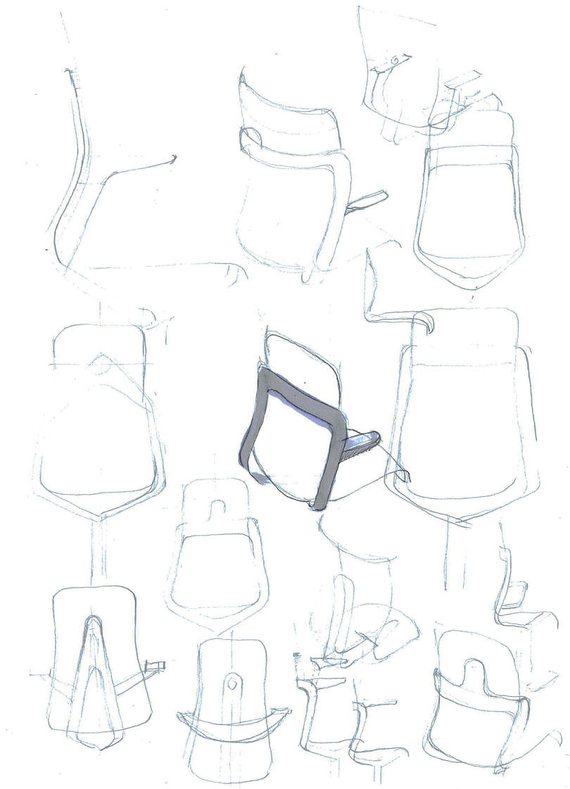 Office chair，At 187 series，furniture，gules，