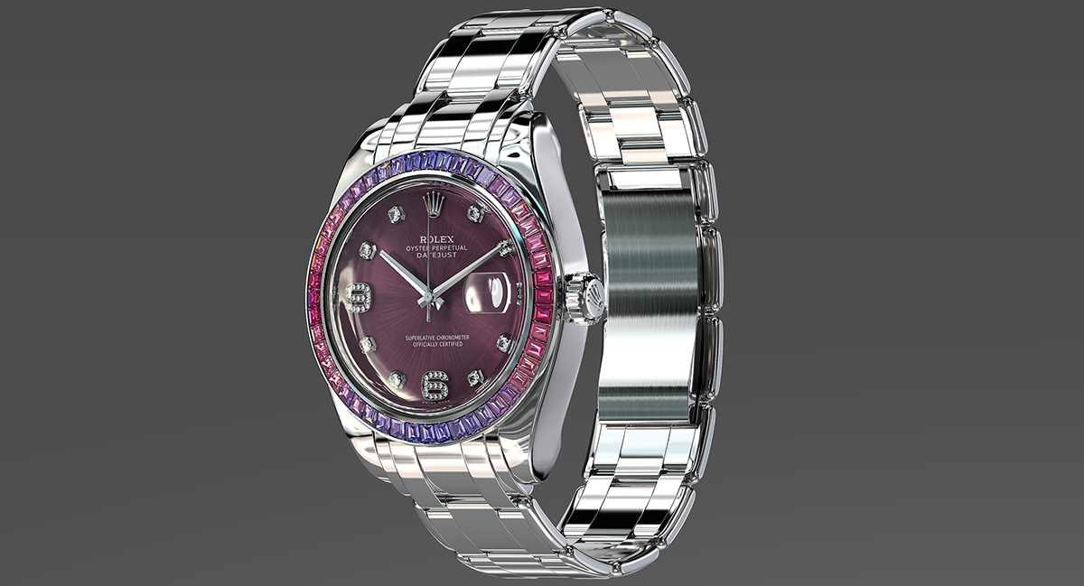 decorate，luxurious，delicate，sapphire，Wristwatch，