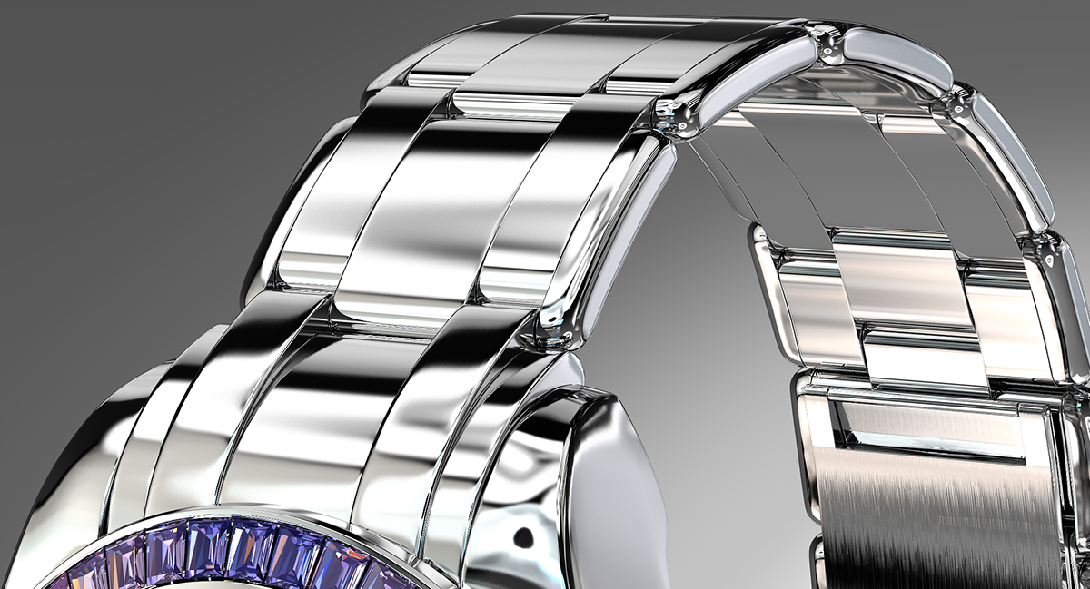 decorate，luxurious，delicate，sapphire，Wristwatch，