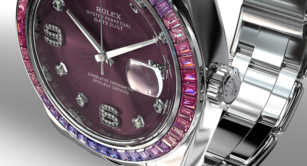 decorate，luxurious，delicate，sapphire，Wristwatch，