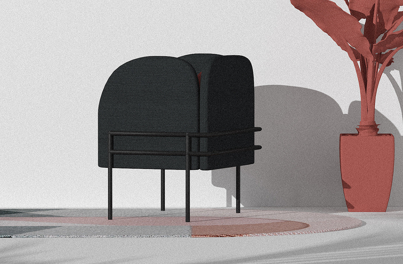 极简，Armchair Korsi，座椅，家具设计，