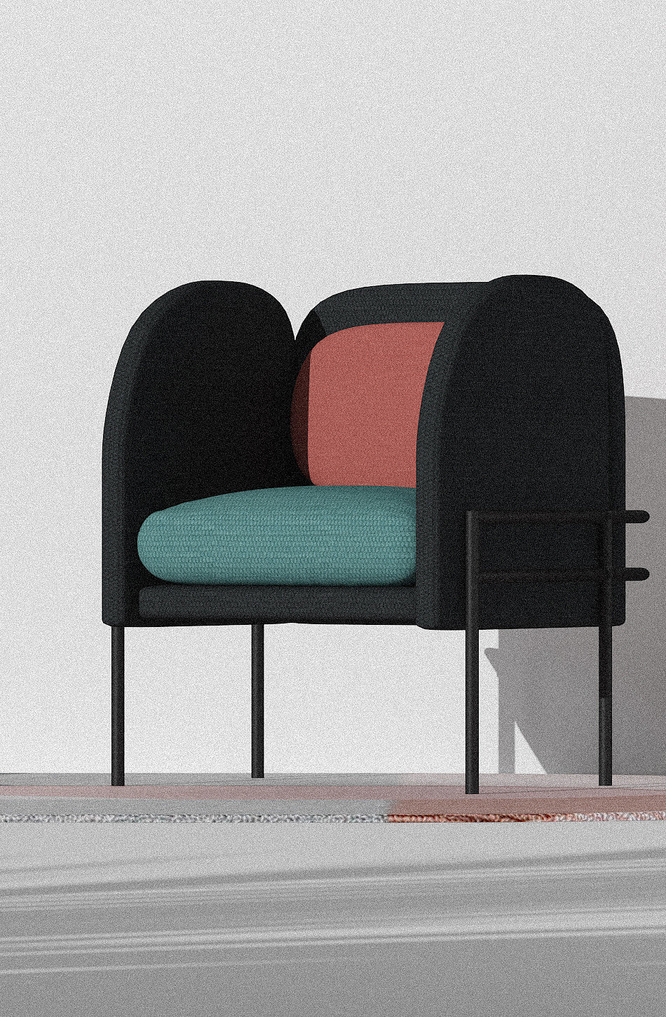 Minimalist，Armchair Korsi，chair，furniture design ，