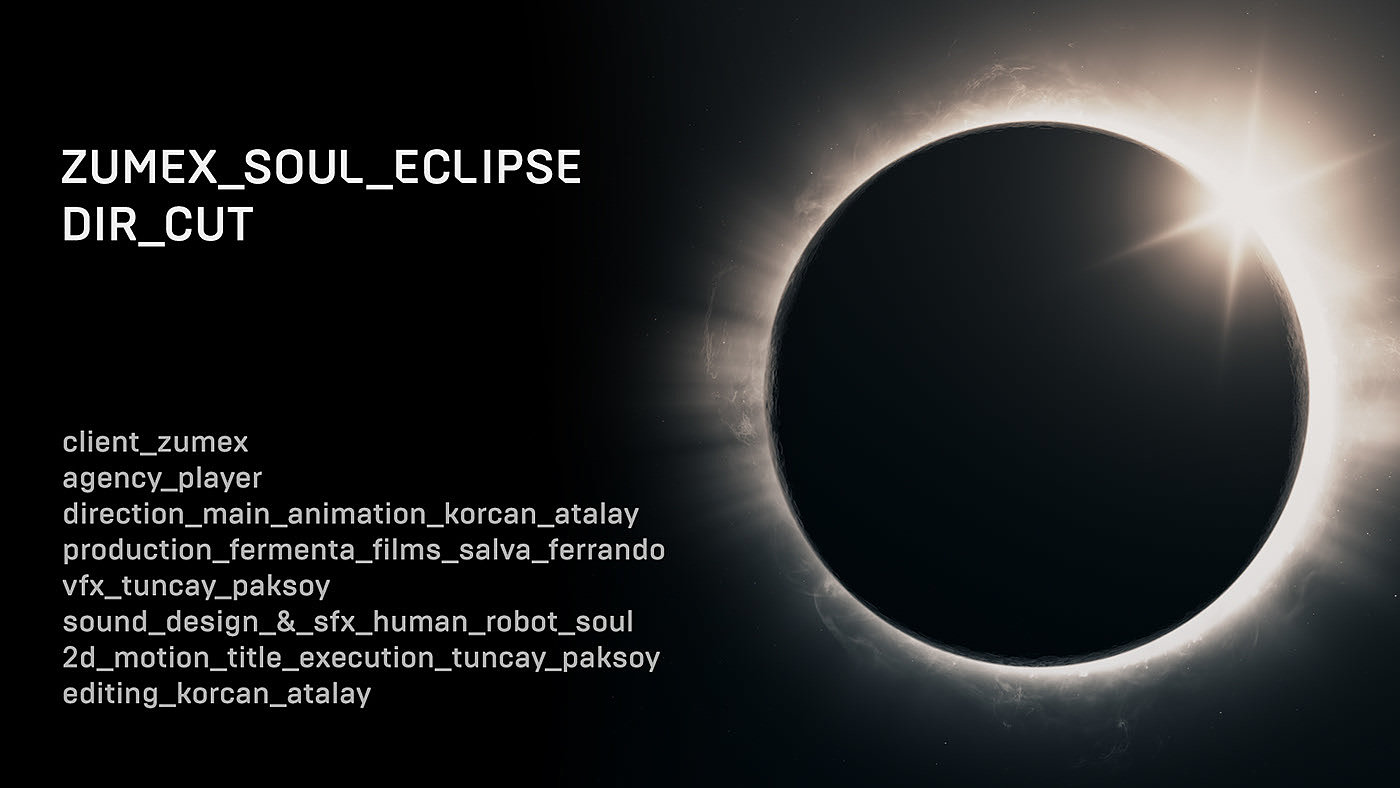 Korcan Atalay，Soul Eclipse，Zumex，榨汁机，广告，