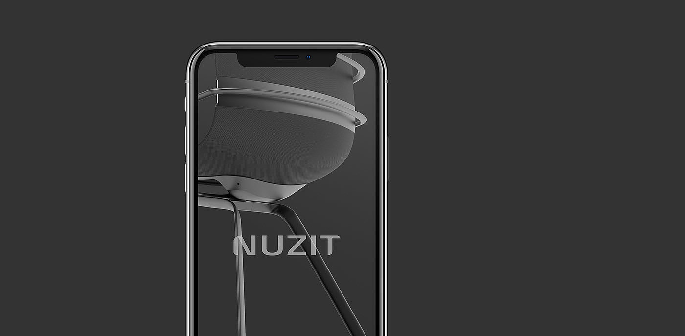 NUZIT PRO，智能，Stéphane Duverney，办公椅，座椅，