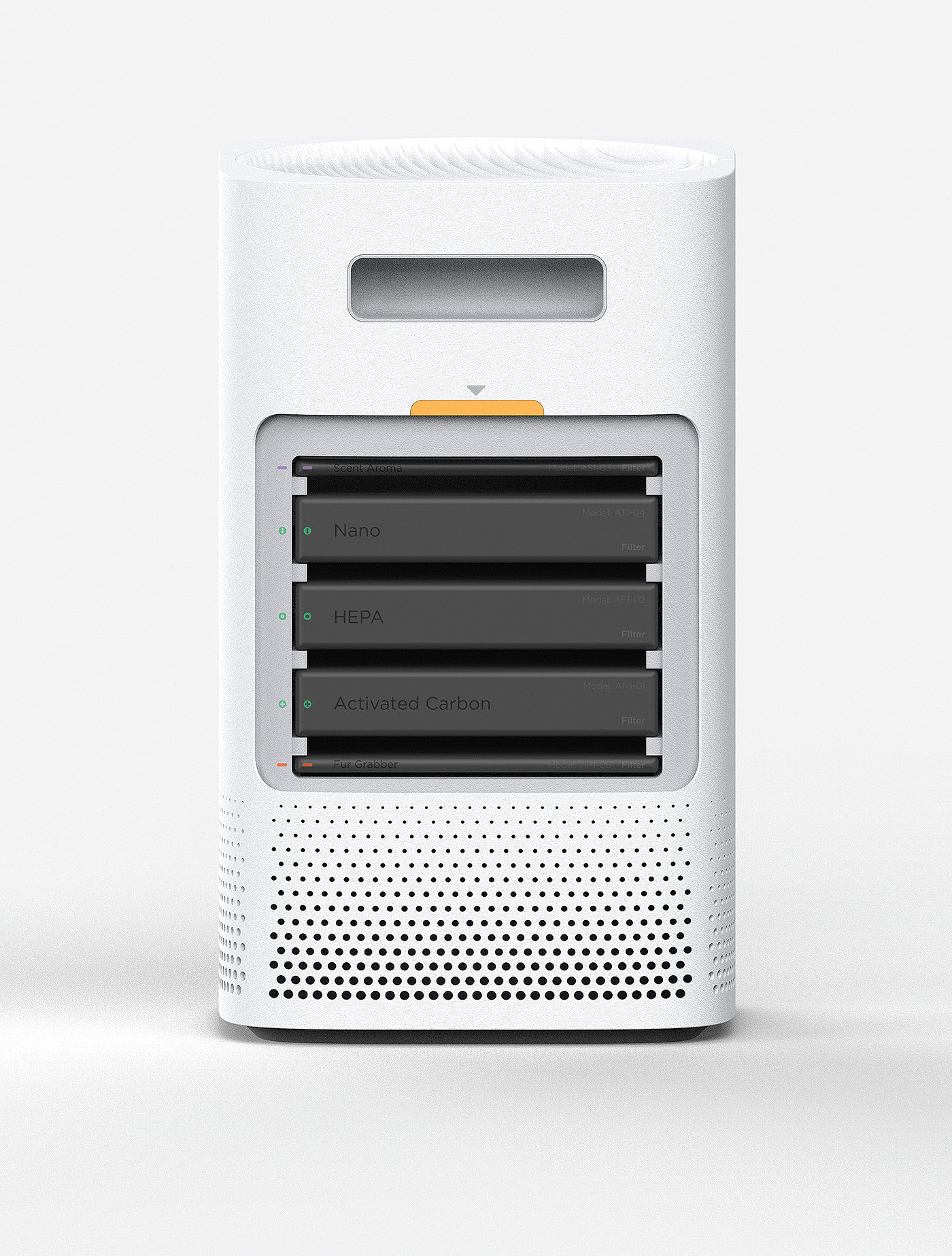 air，Jay Kim，air cleaner，intelligence，app，white，