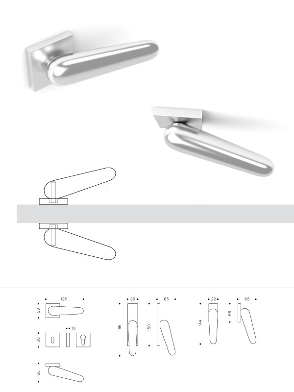 Door handle，Metal，Innovative design，