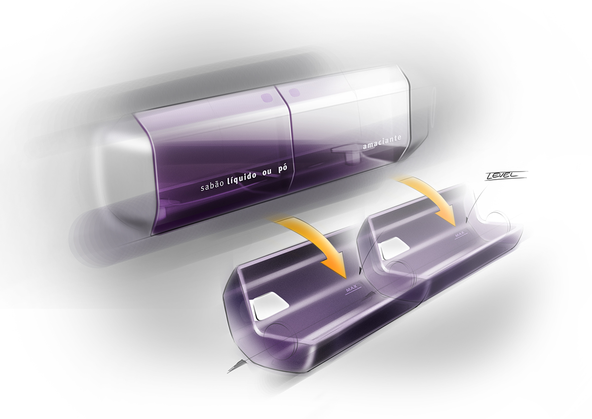 Washing machine，Automatic cleaning machine，Novel detergent distributor，Turbine economical washing machine，white，