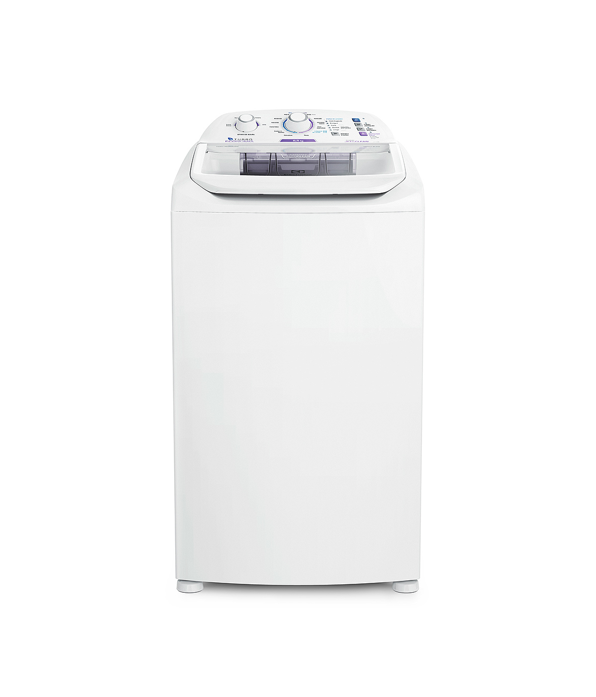 Washing machine，Automatic cleaning machine，Novel detergent distributor，Turbine economical washing machine，white，