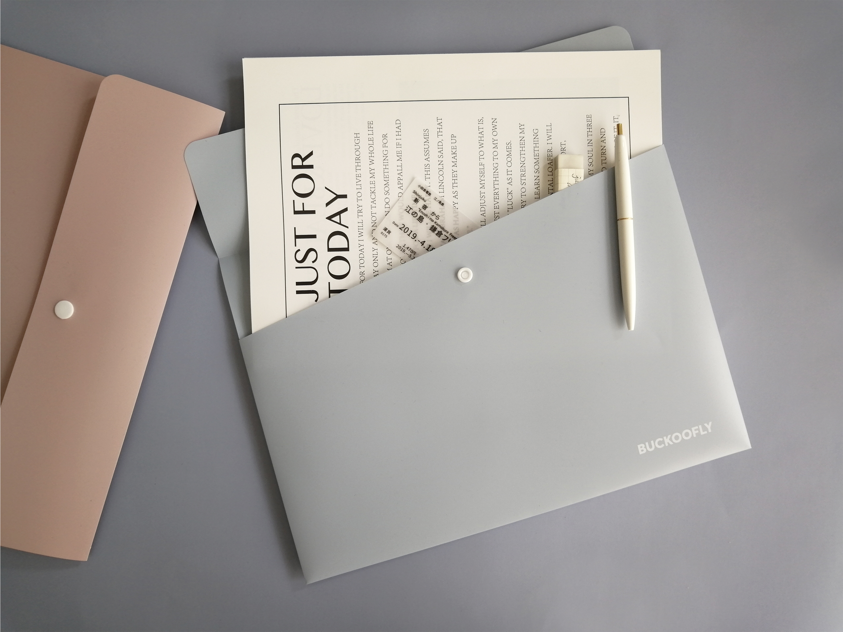 Receive，to work in an office，Stationery，file pocket，