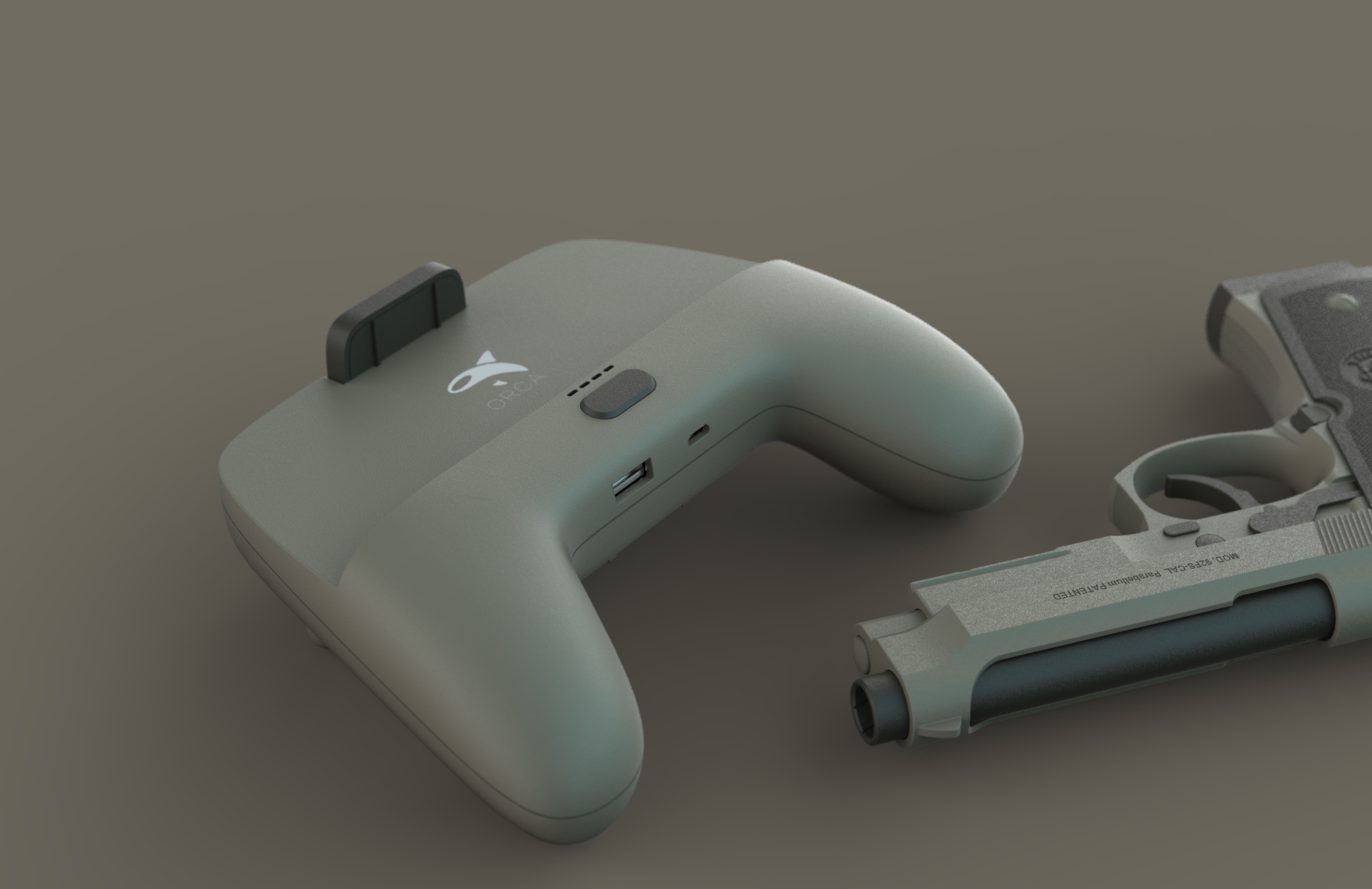 Handle，industrial design，Killer whale design，ORCA，