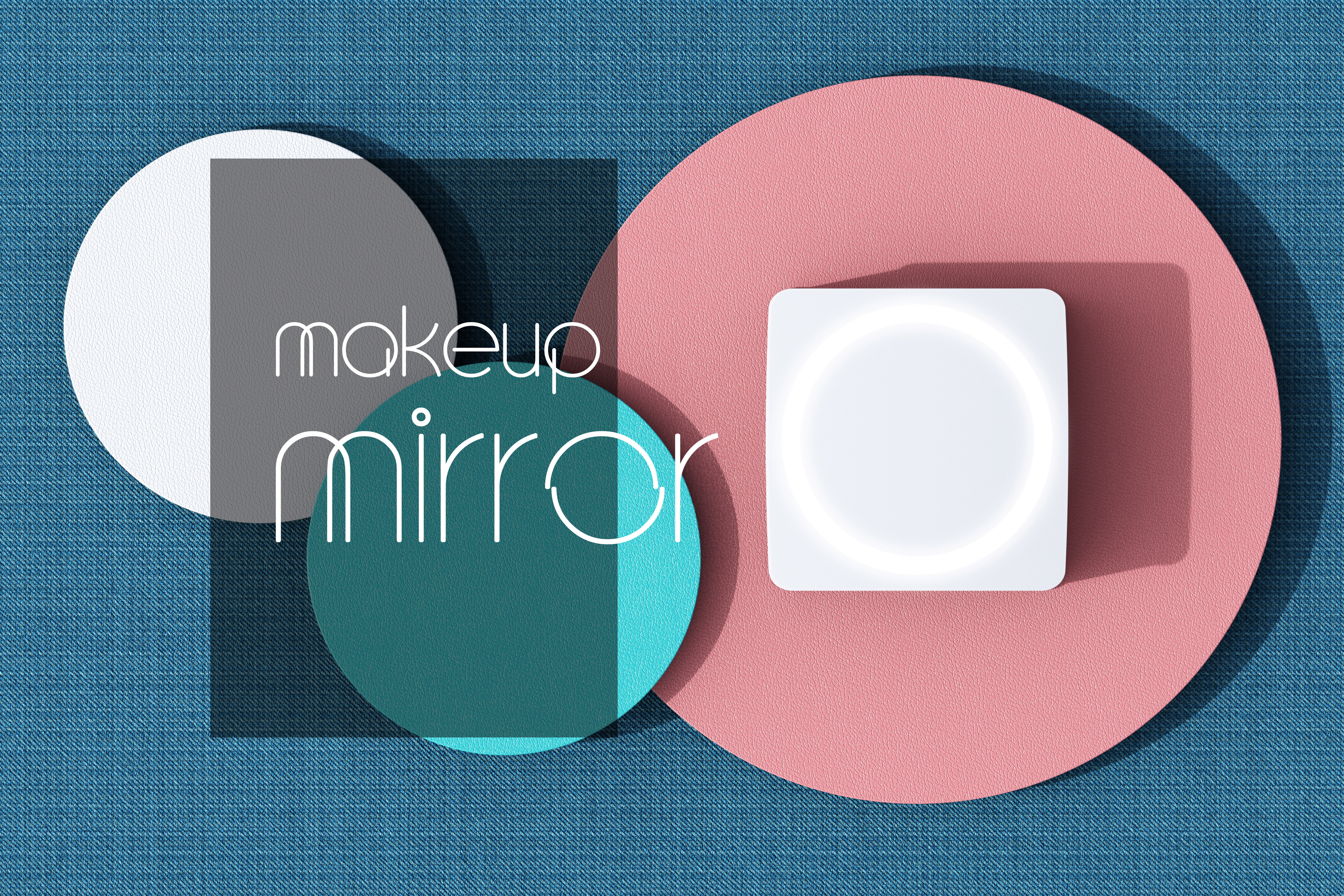 Telescopic design，product design，Appearance design，electronic product，Led beauty mirror，