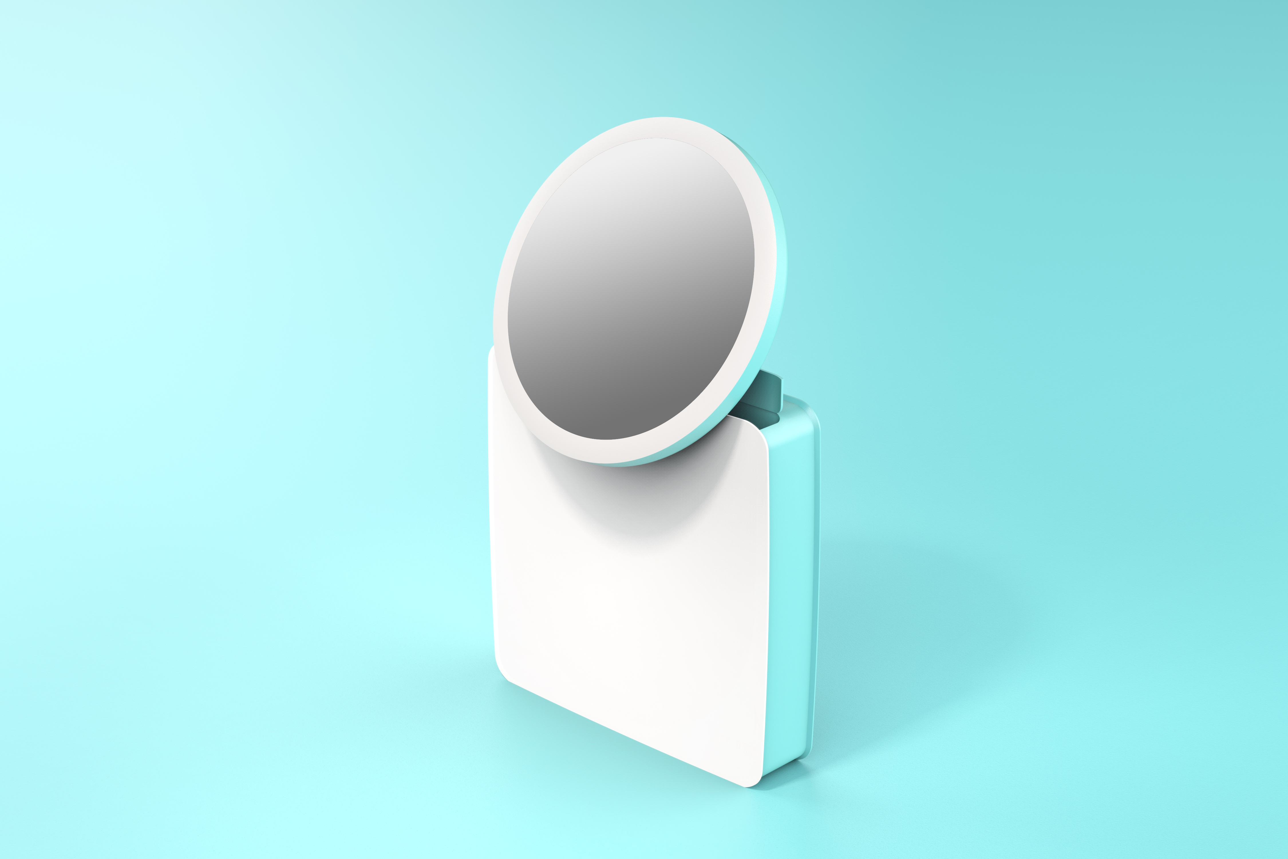 Telescopic design，product design，Appearance design，electronic product，Led beauty mirror，