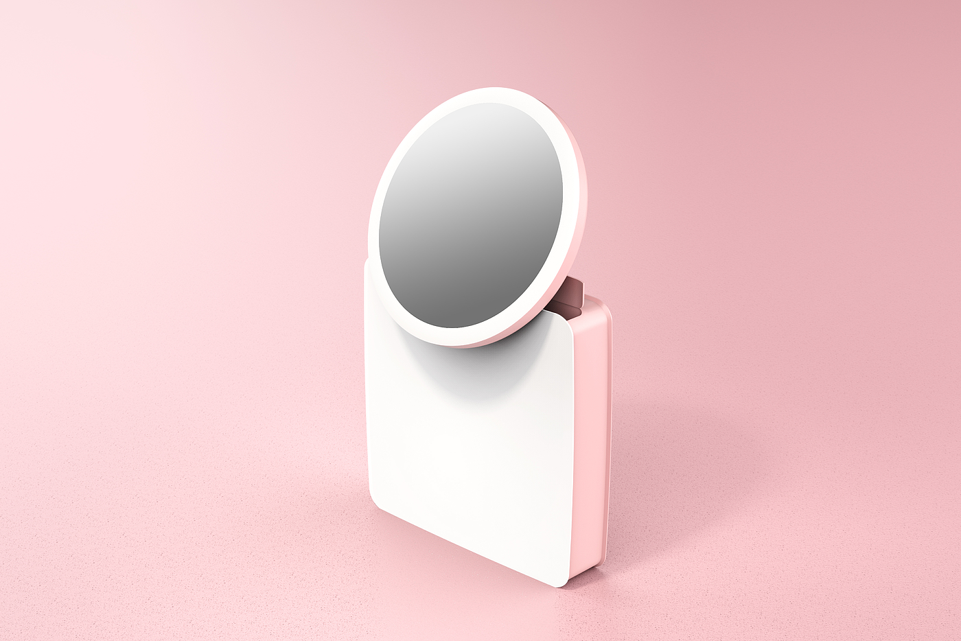 Telescopic design，product design，Appearance design，electronic product，Led beauty mirror，