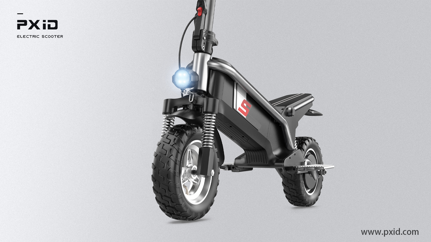Scooter design，Design of electric scooter，Electric vehicle design，Electric bicycle design，Electric motorcycle design，Design of transportation tools，Pxid product oriented industrial design，