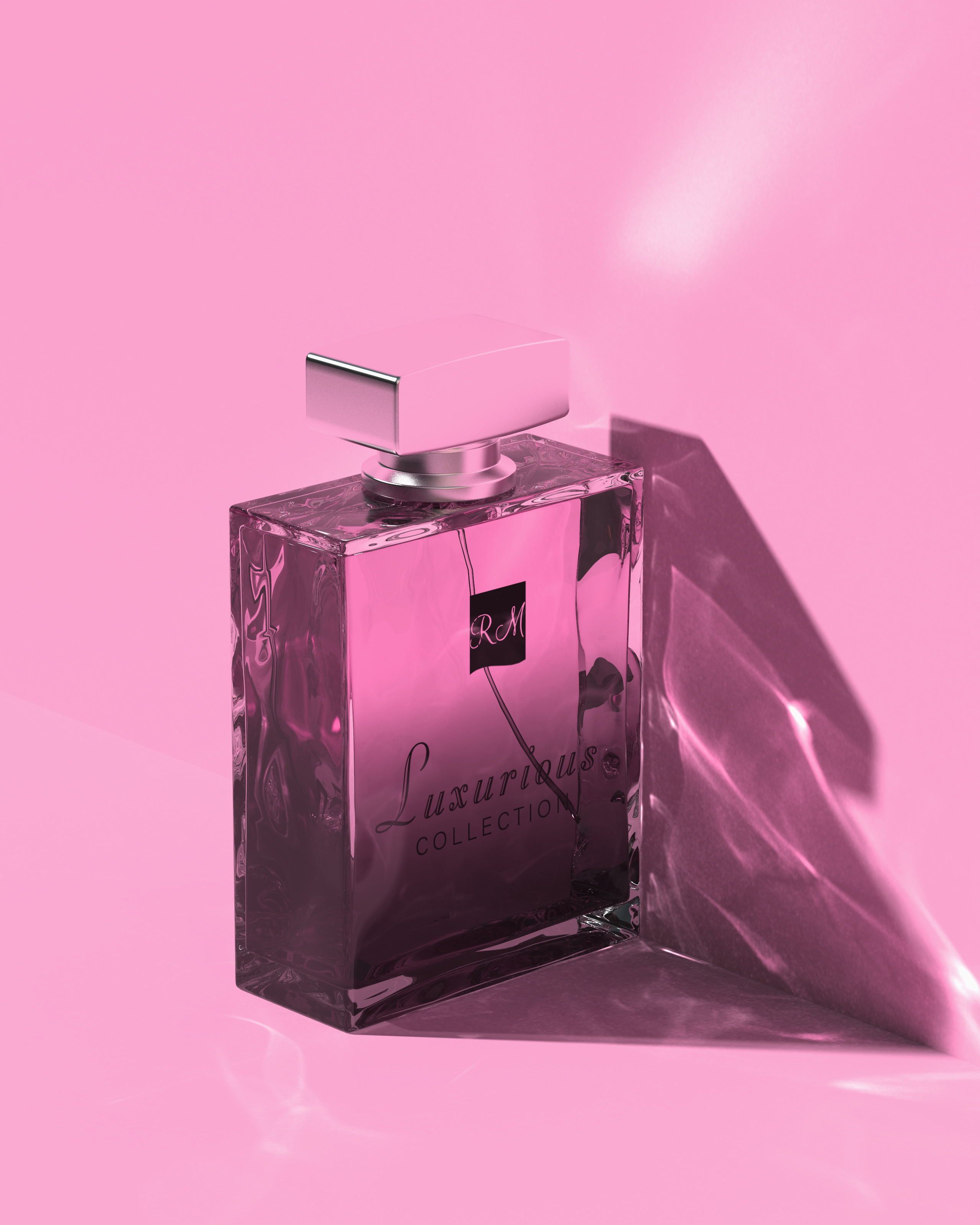 Perfume bottle，Render，practice，Focal scattering，keyshot，