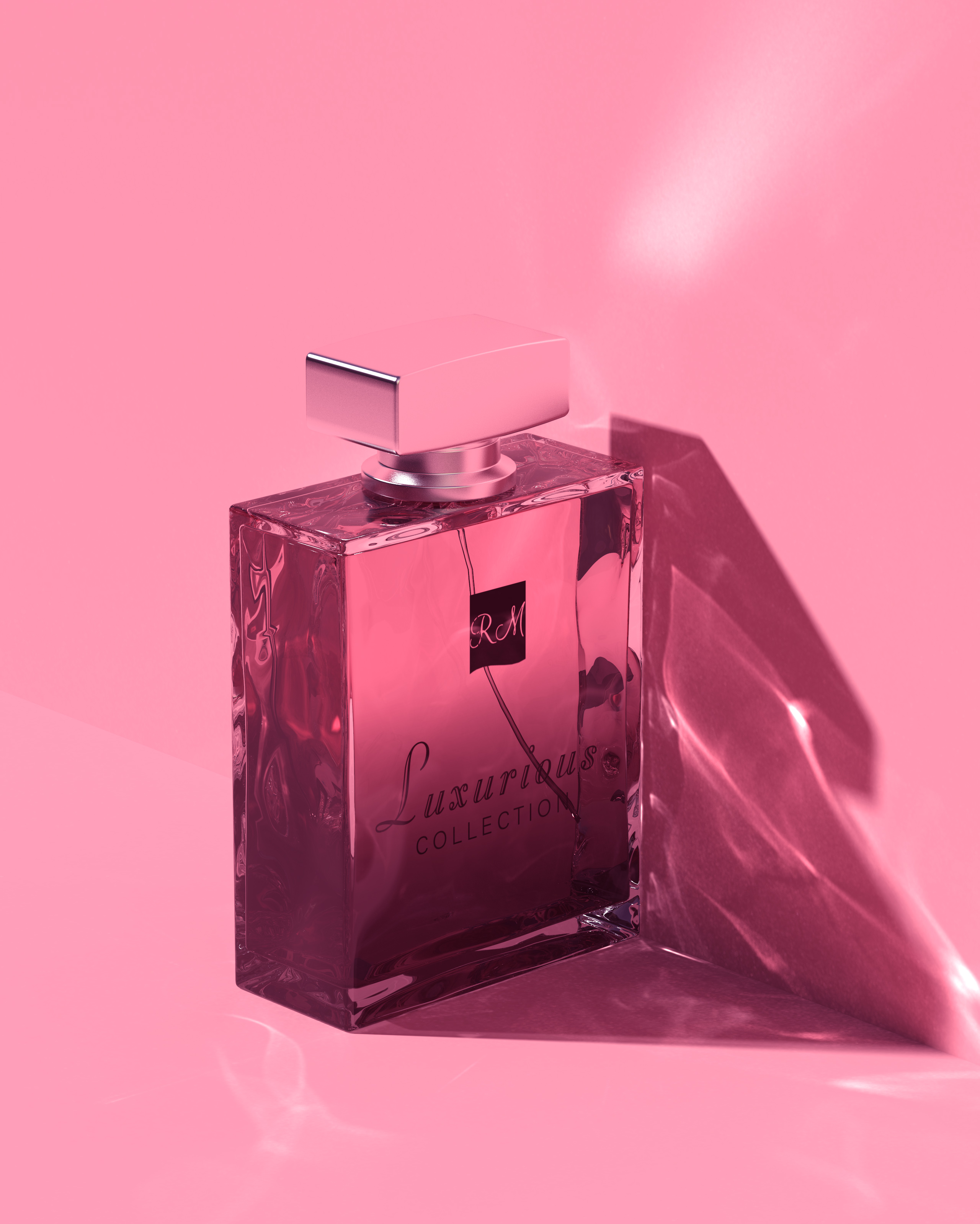 Perfume bottle，Render，practice，Focal scattering，keyshot，