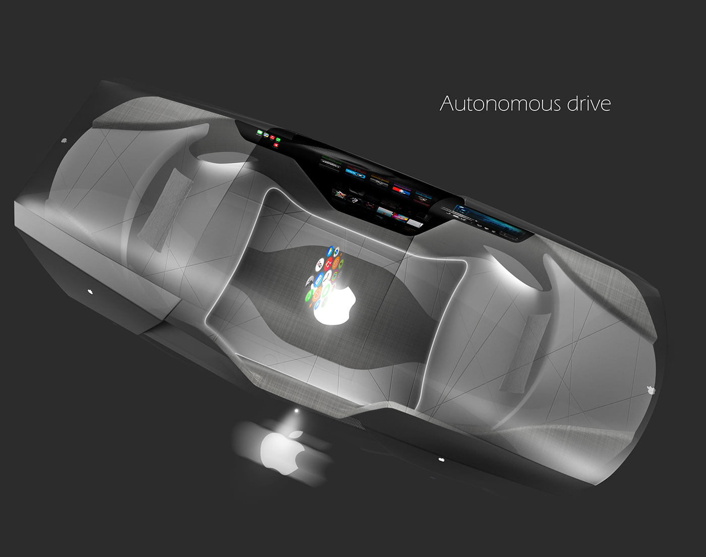 vehicle，Apple，Concept Car，vehicle，future，