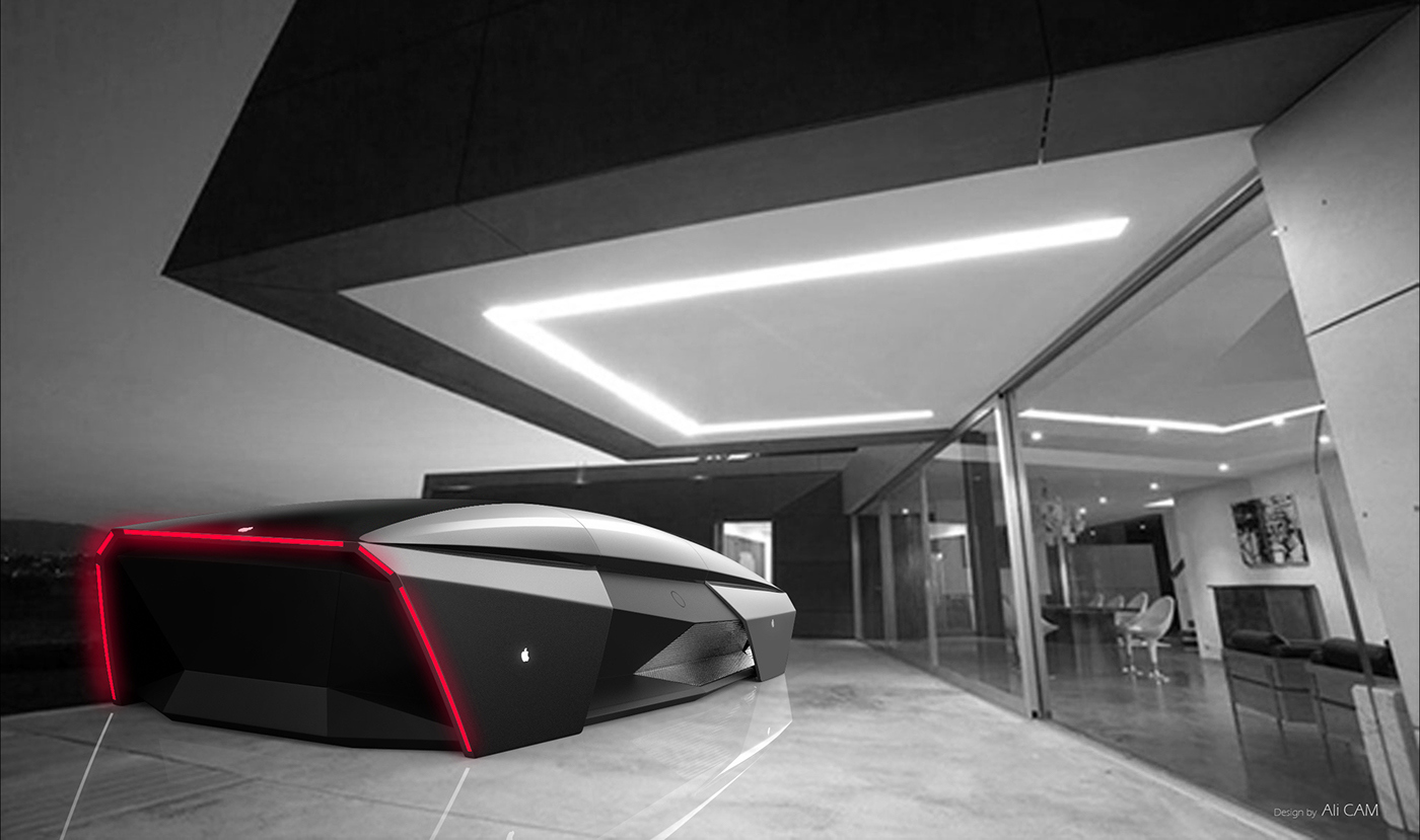 vehicle，Apple，Concept Car，vehicle，future，