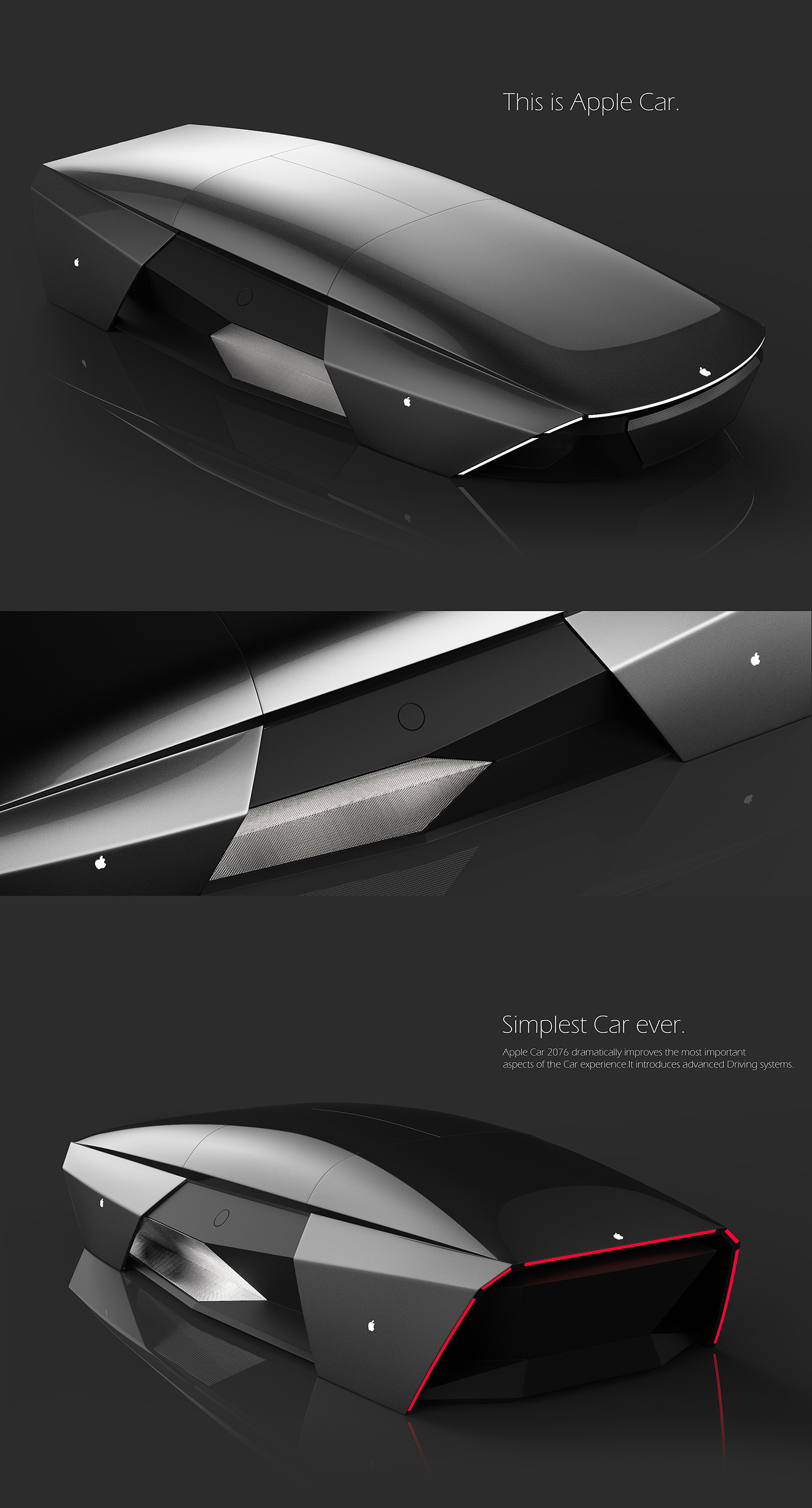 vehicle，Apple，Concept Car，vehicle，future，
