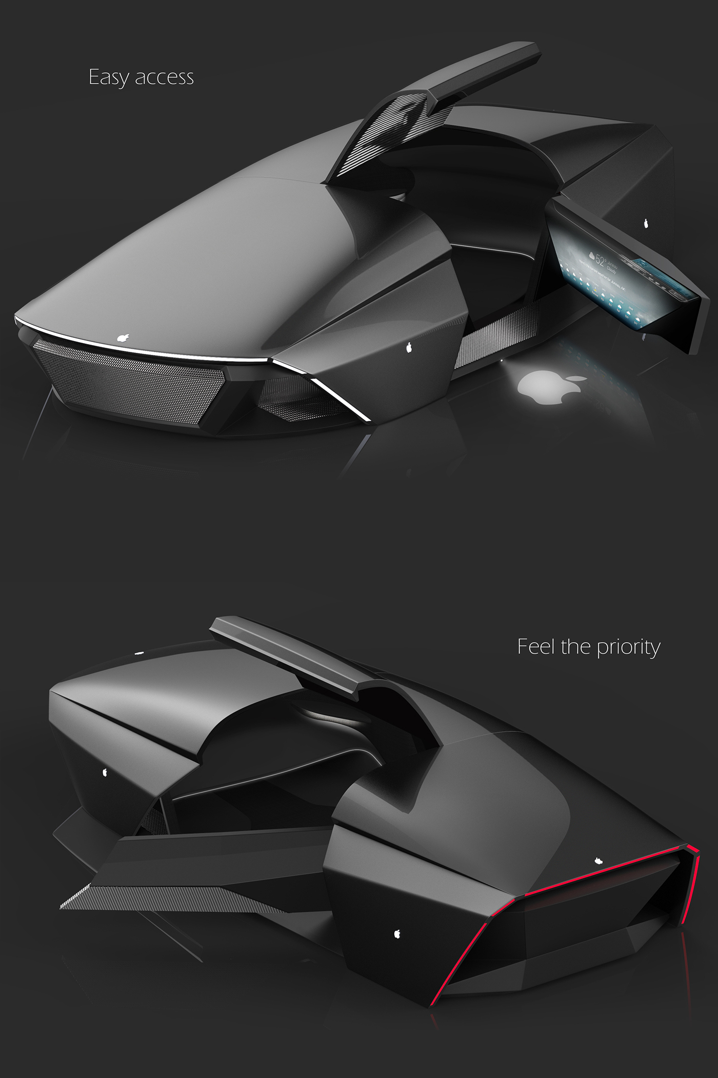 vehicle，Apple，Concept Car，vehicle，future，