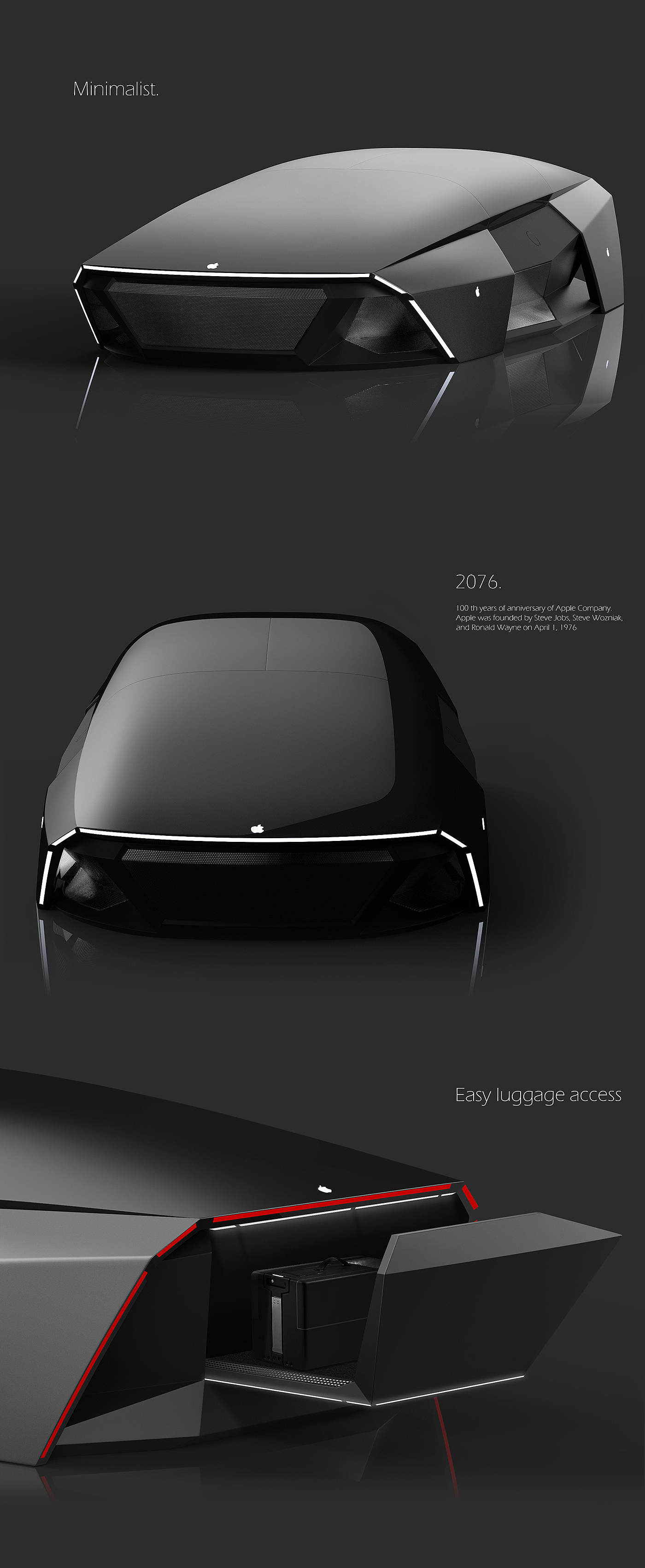 vehicle，Apple，Concept Car，vehicle，future，
