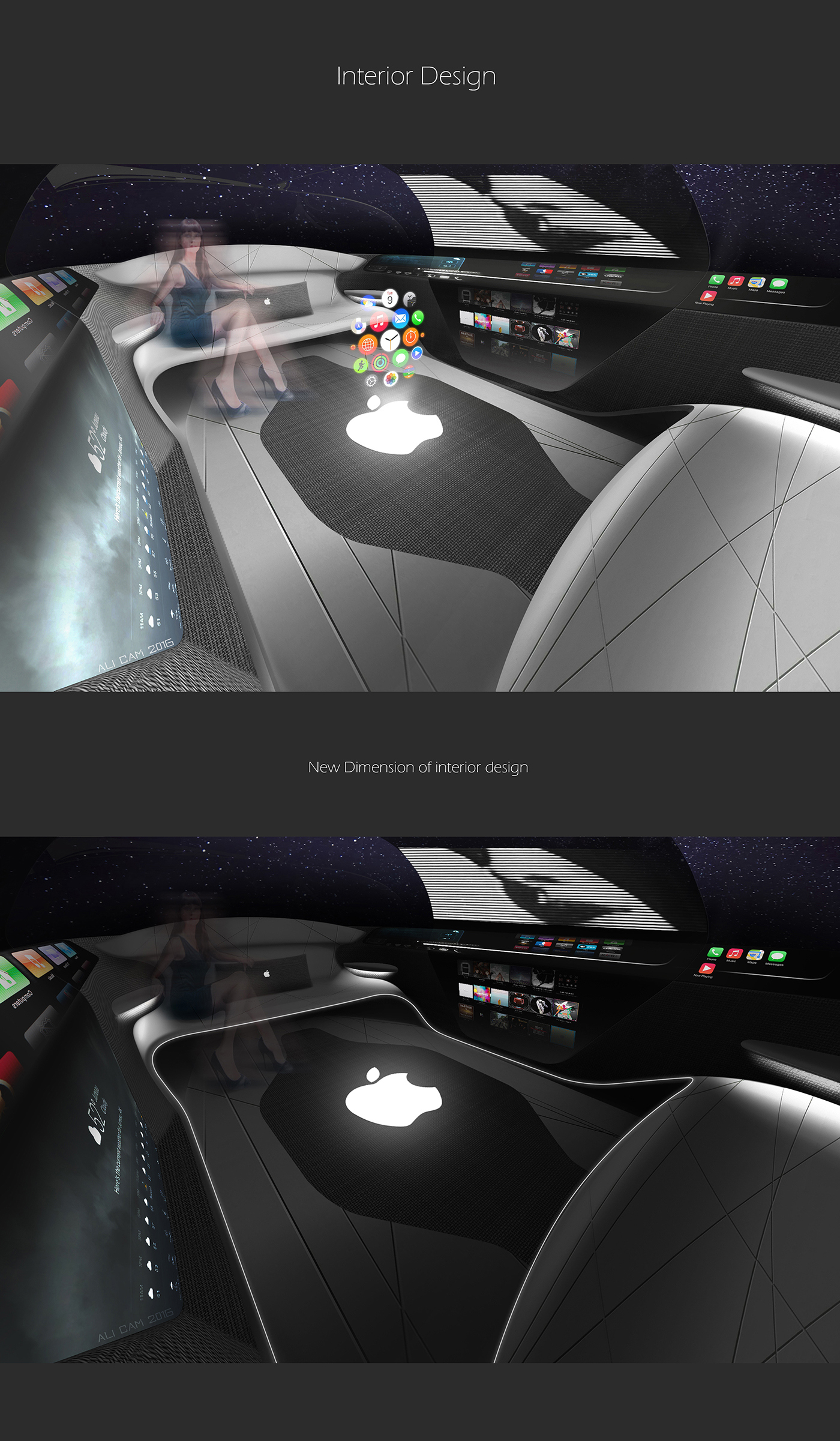 vehicle，Apple，Concept Car，vehicle，future，