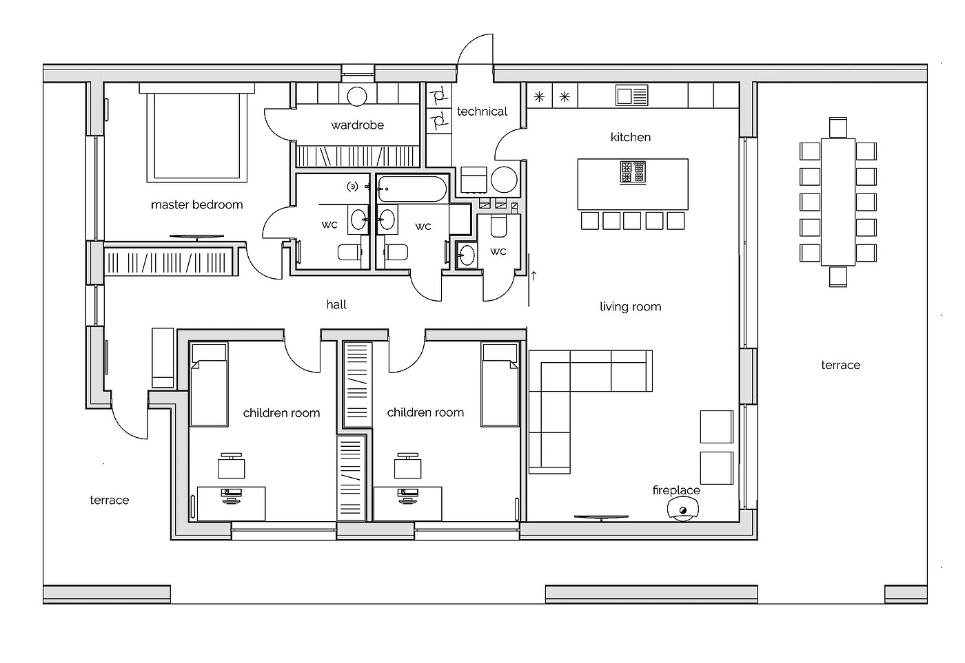 house，yellow，Design，originality，