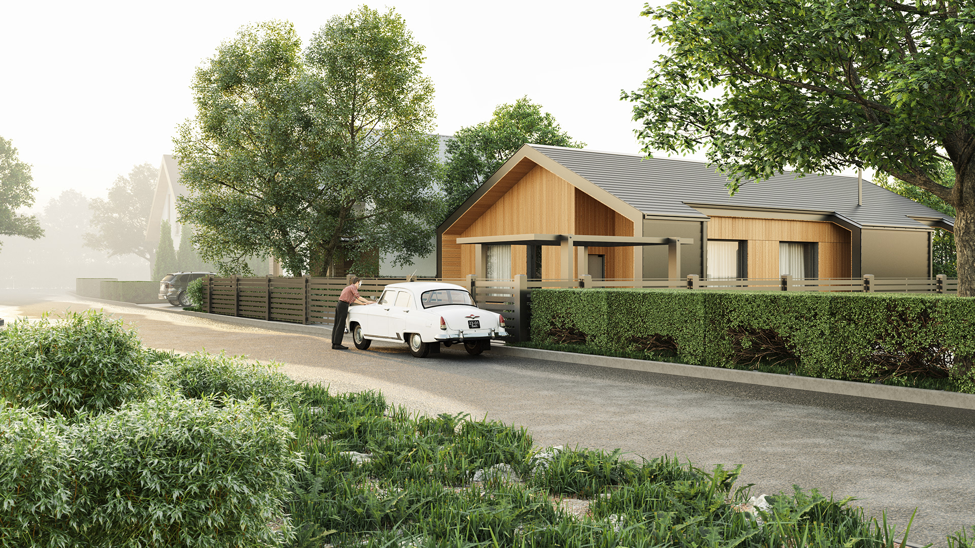 house，yellow，Design，originality，