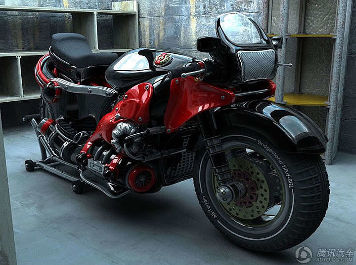 Concept Car，Motorcycle design，Cool style，