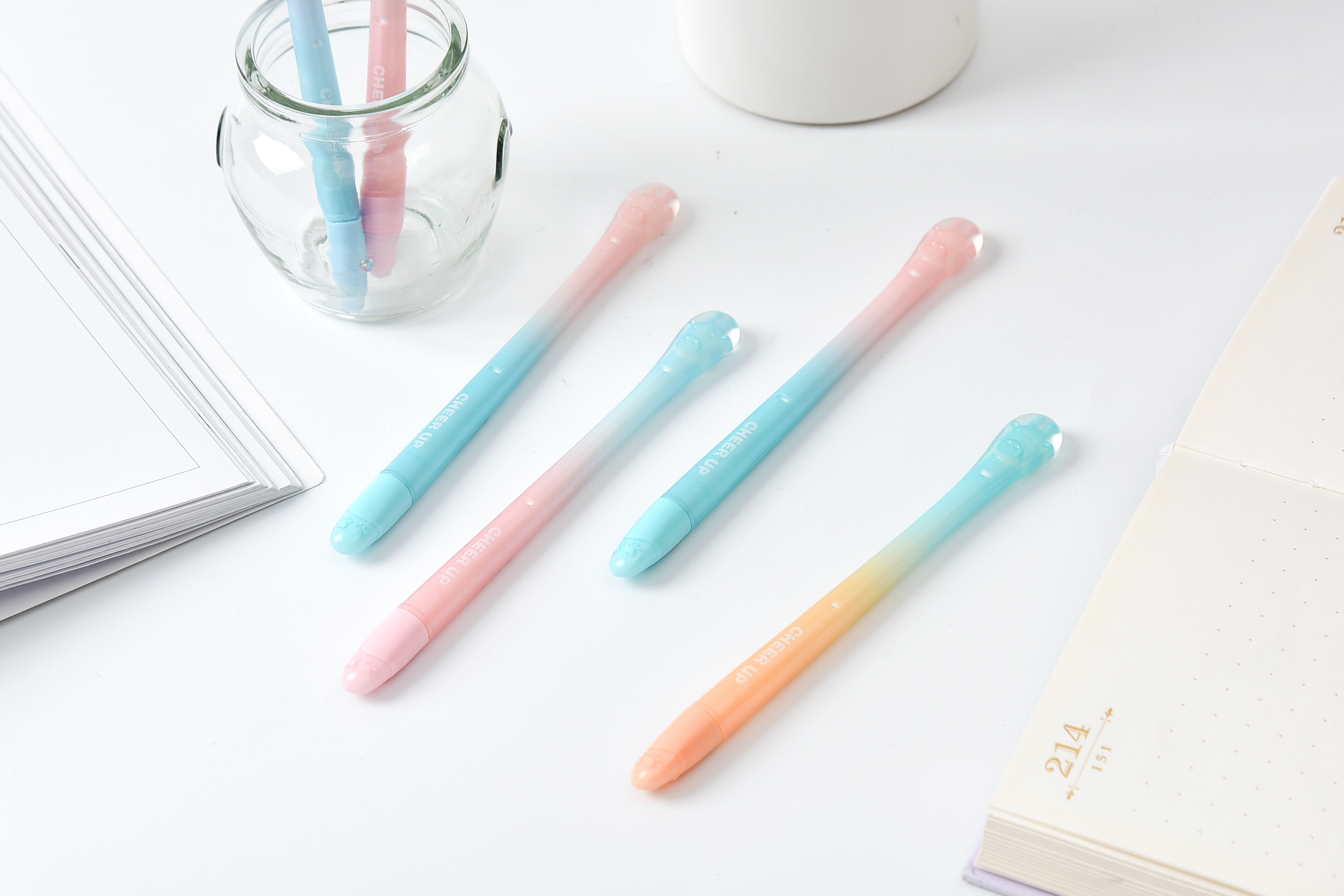 Korean creative cute cute giraffe soft glue，