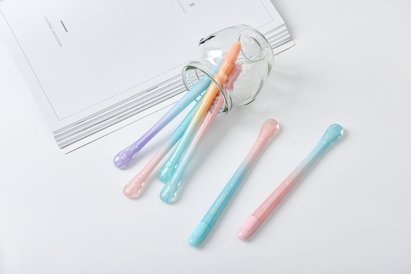 Korean creative cute cute giraffe soft glue，