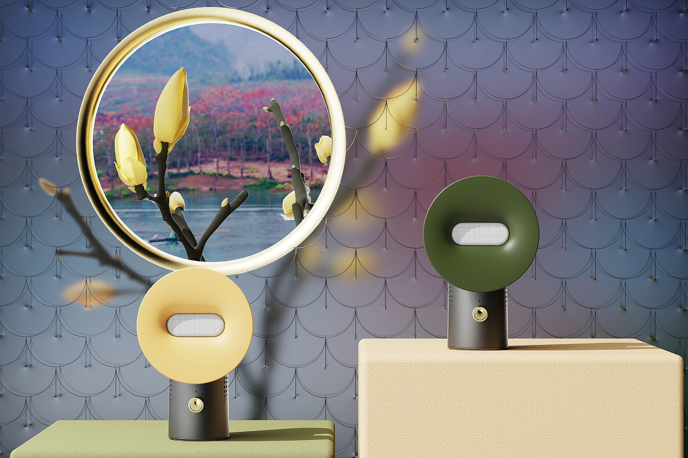 loudspeaker box，sound，music，Big horn，Emotional design，Rural loudspeaker broadcasting，Telegraph Pole，player，