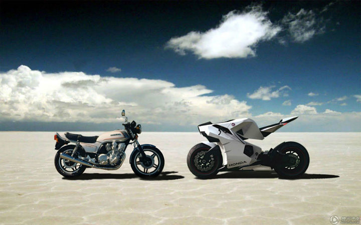 概念车，摩托车设计，炫酷风格，