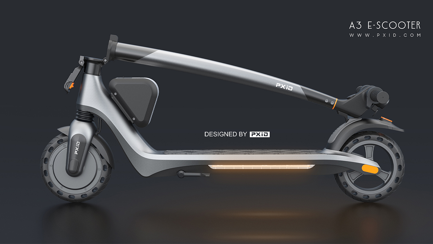 Scooter design，Design of electric scooter，Electric vehicle design，Electric bicycle design，Electric motorcycle design，Design of transportation tools，Pxid product oriented industrial design，