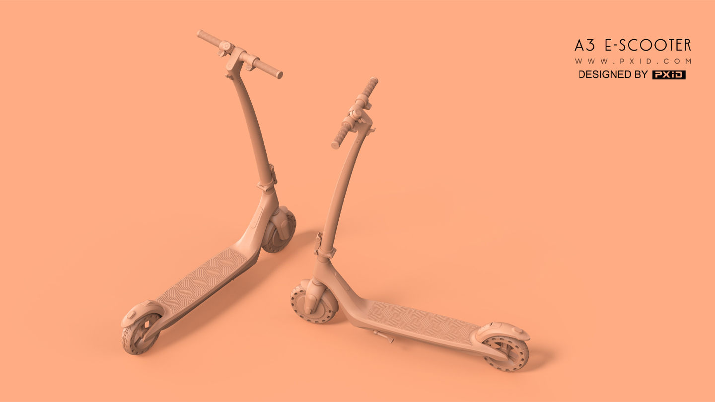 Scooter design，Design of electric scooter，Electric vehicle design，Electric bicycle design，Electric motorcycle design，Design of transportation tools，Pxid product oriented industrial design，