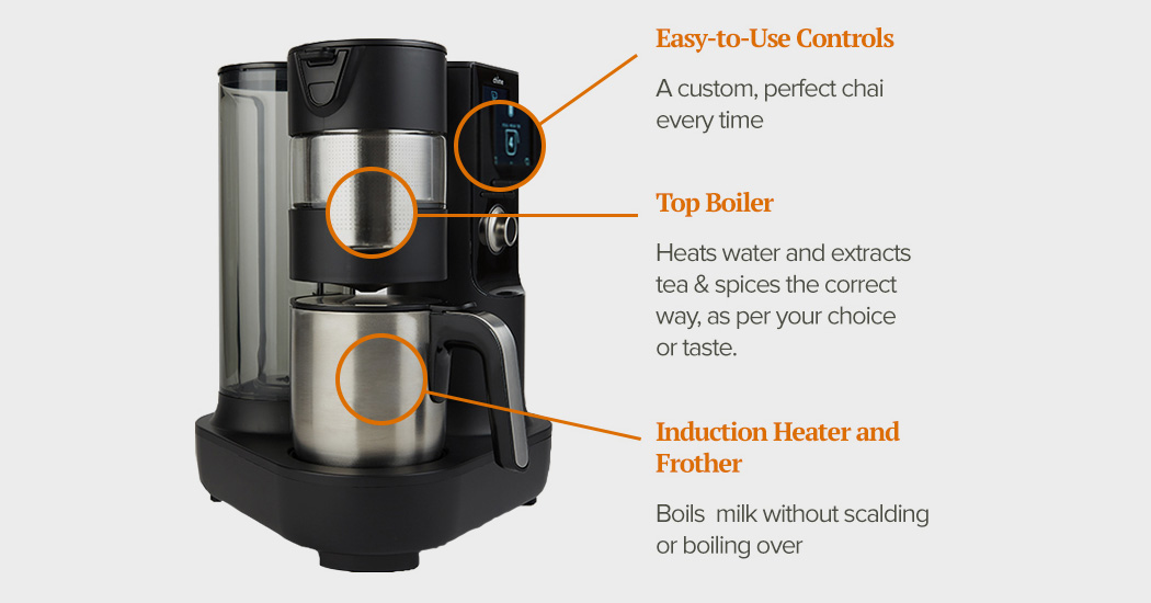 Brew tea，a sensor，Bubbler，tea with milk，