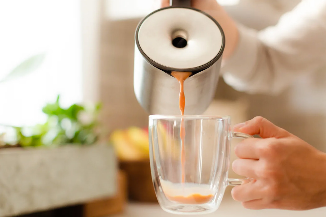 Brew tea，a sensor，Bubbler，tea with milk，