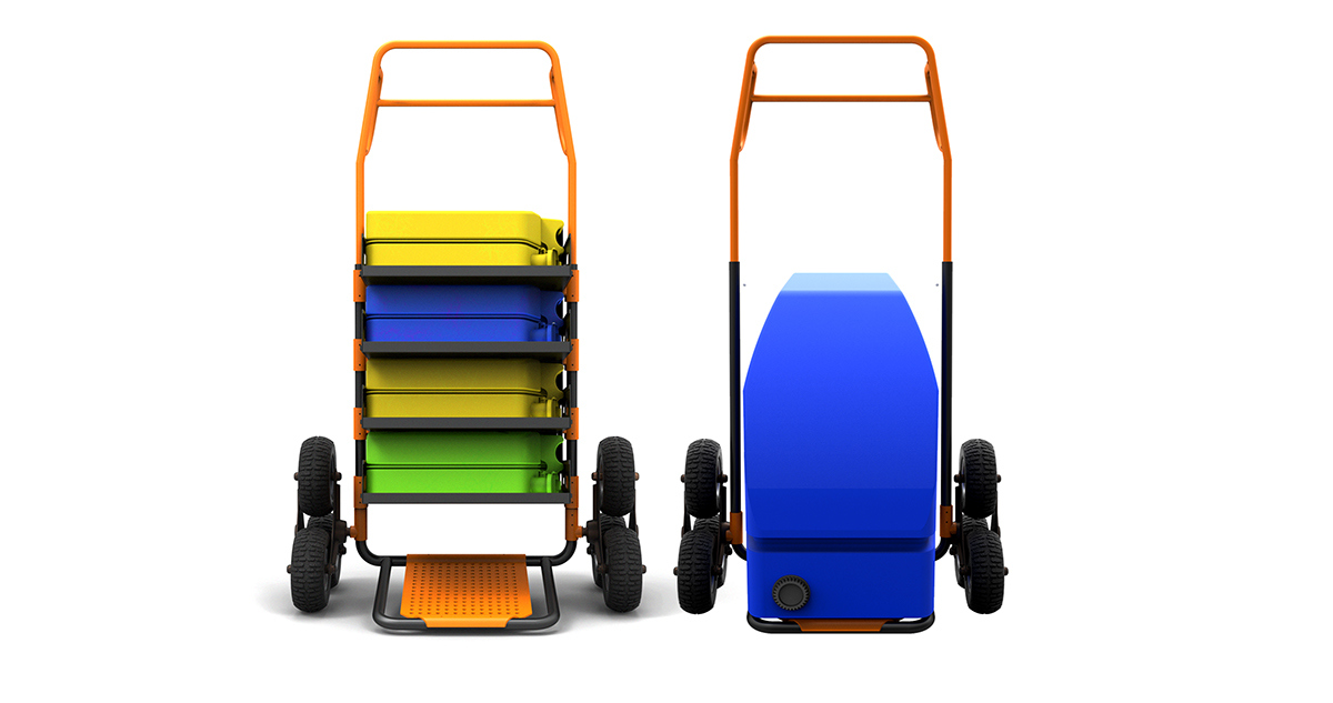 conceptual design，tool，wheelbarrow，convenient，